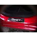 ชายบันได สแตนเลส กันรอยขีดข่วน ใส่รถยนต์ อีโค คาร์ ซูซูกิ สวิฟท์ ปี 2012 ALL NEW SUZUKI SWIFT ECO CAR V.1